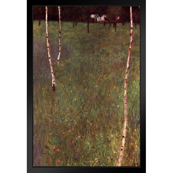 Gustav Klimt Farm House With Birch Trees Art Nouveau Prints And Posters  Gustav Klimt Canvas Wall Art Fine Art Wall Decor Nature Landscape Abstract 